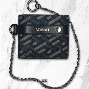 *NEW* Versace La Greca Chain Wallet - NEW SEASON / LEATHER